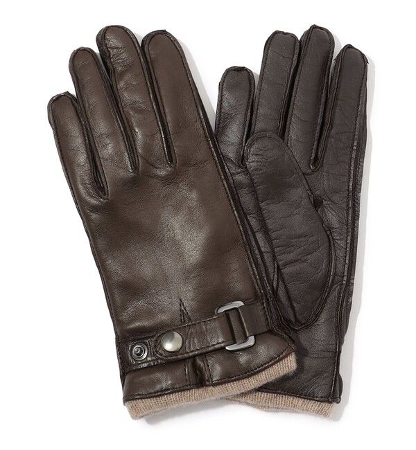 TOMORROWLAND GOODS「CARIDEI タッチグローブ」|手袋|47 ブラウン