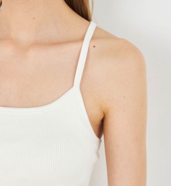 DES PRES「シルクコットンリブ キャミソール」|Tシャツ・カットソー|