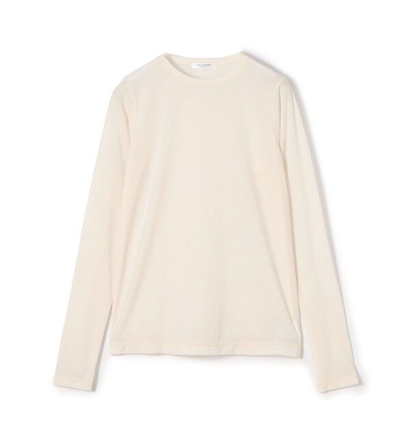 MACPHEE「スキンベロア クルーネックプルオーバー」|Tシャツ・カットソー|11 ホワイト