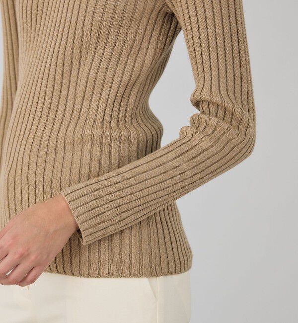 DES PRES「ウールベーシックリブ クルーネックプルオーバー」|ニット・セーター|