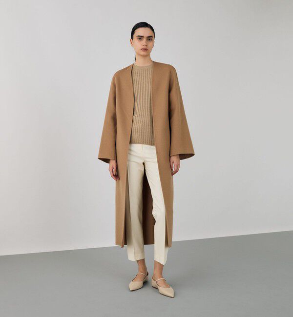 DES PRES「ウールベーシックリブ クルーネックプルオーバー」|ニット・セーター|