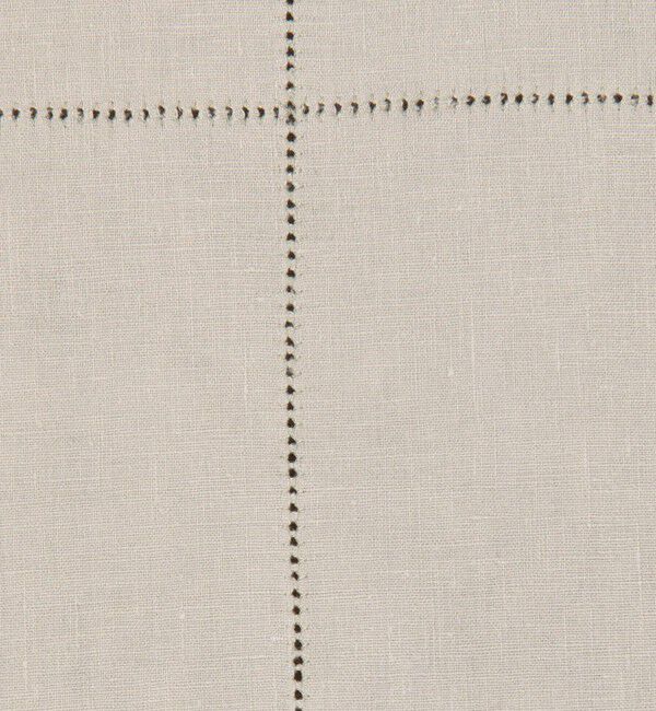 GALERIE VIE「リブコンビフレンチリネン ワイドシャツ」|シャツ・ブラウス|