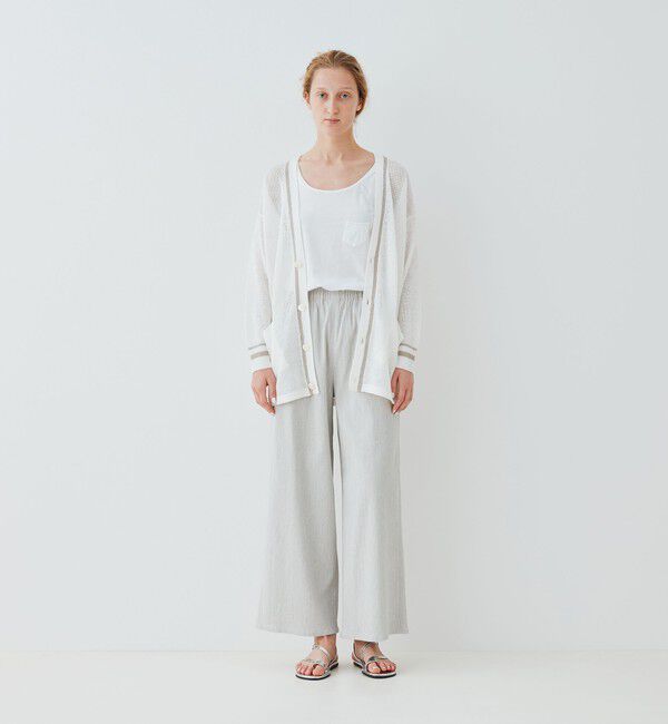 GALERIE VIE「リネンコードパイエット Vネックカーディガン」|カーディガン|