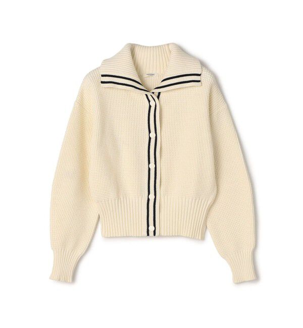 MACPHEE「ハイブリットコットン コンパクトブルゾン」|カーディガン|11 オフホワイト