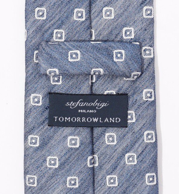 TOMORROWLAND GOODS「STEFANO BIGI シルクコットンリネン 小紋柄ネクタイ」|ネクタイ・蝶ネクタイ|