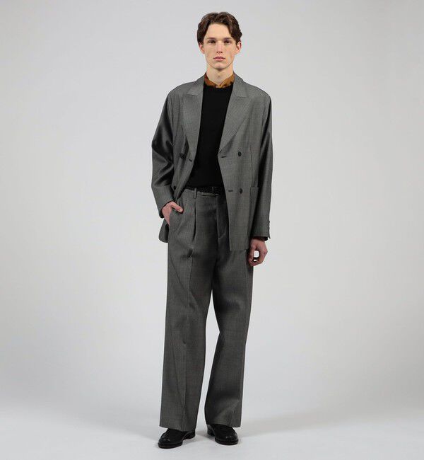 TOMORROWLAND MENS「ハルトウールツイル ダブルブレステッド 4Bジャケット」|テーラードジャケット|