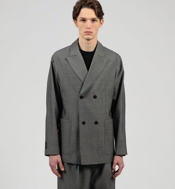 TOMORROWLAND MENS「ハルトウールツイル ダブルブレステッド 4Bジャケット」|テーラードジャケット|