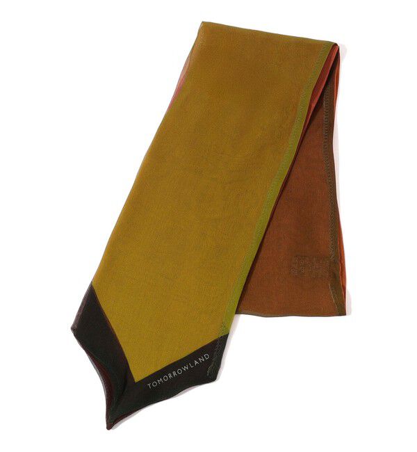 TOMORROWLAND GOODS「TOMORROWLAND シルク パネルスカーフ」|バンダナ・スカーフ|