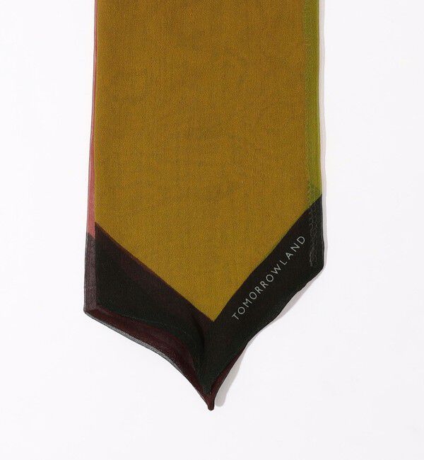 TOMORROWLAND GOODS「TOMORROWLAND シルク パネルスカーフ」|バンダナ・スカーフ|