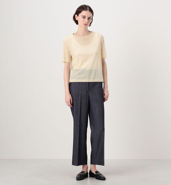 MACPHEE「シアージャージー ハーフスリーブプルオーバー」|Tシャツ・カットソー|