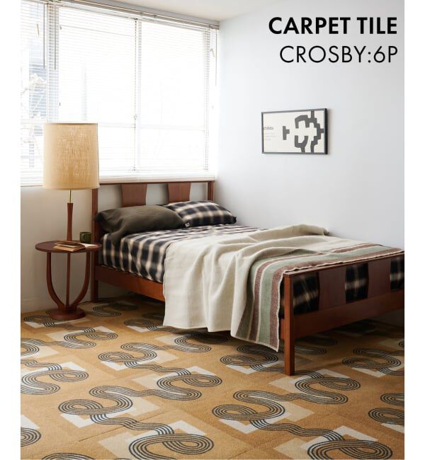 journal standard Furniture「《予約》CARPET TILE CROSBY 6P　カーペットタイル」|その他|キャメル