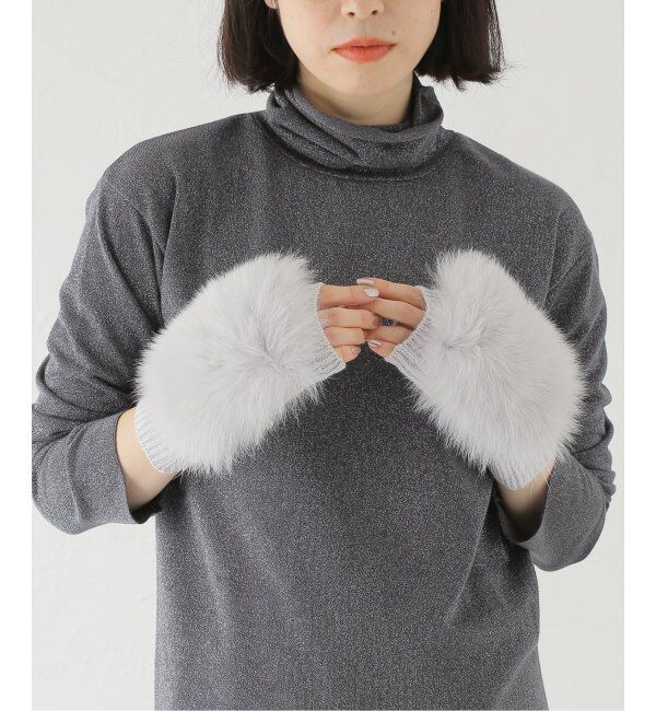 IENA LA BOUCLE「ALPO/アルポ FOX FUR グローブ 838/MCFOX」|手袋|