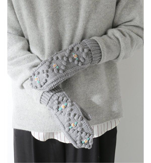 IENA LA BOUCLE「MICHAELA BUERGER/ミカエラ・バーガー ELLIE mittens ミトン」|手袋|