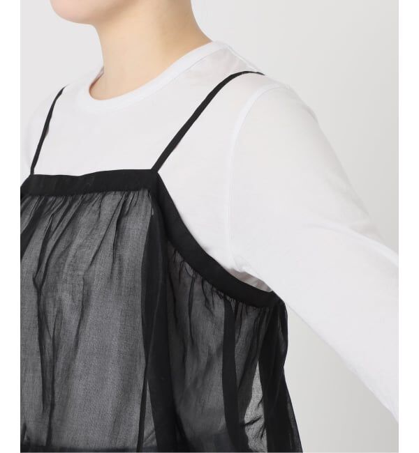 IENA「《追加》Heriter/エリテ リバーレースキャミソール」|シャツ・ブラウス|