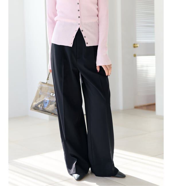 IENA「ハイツイストツイルスラックス」|スラックス|