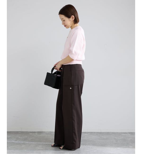 IENA「ハイツイストツイルスラックス」|スラックス|