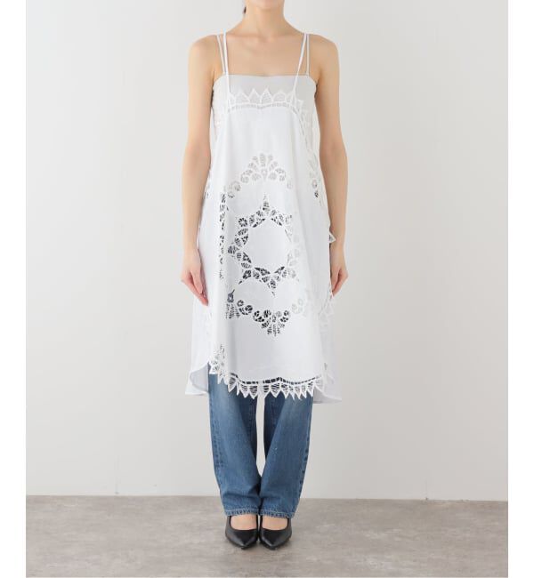 IENA LA BOUCLE「HERITER/エリテ  circular batte parts キャミソール H0-00-3028」|ワンピース|