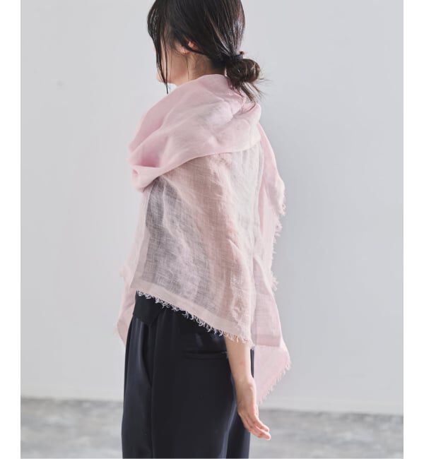 IENA「《予約》NIMNIMDUAI/ニムニムデュアイ PLAIN GAUZE STOLE ストール」|ストール|
