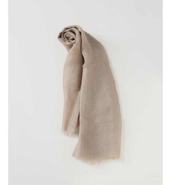 IENA「《予約》NIMNIMDUAI/ニムニムデュアイ PLAIN GAUZE STOLE ストール」|ストール|