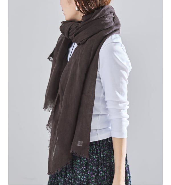 IENA「《予約》NIMNIMDUAI/ニムニムデュアイ PLAIN GAUZE STOLE ストール」|ストール|