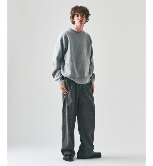 417 EDIFICE「フェイドカラー ニットクルー」|ニット・セーター|