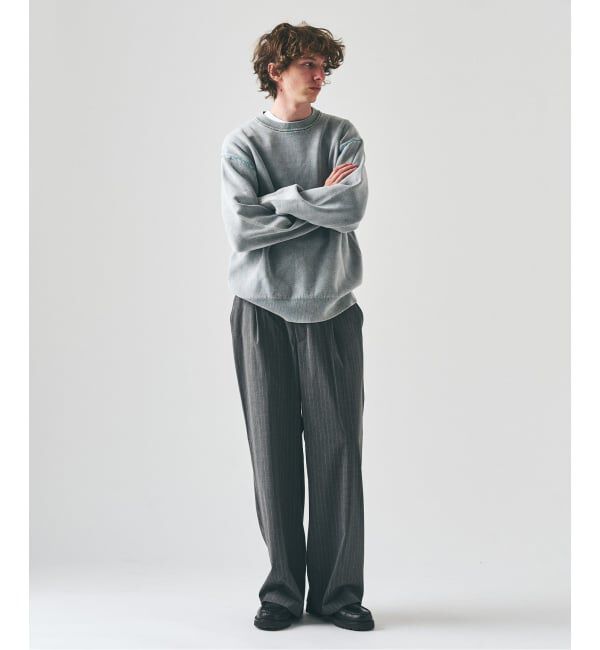 417 EDIFICE「フェイドカラー ニットクルー」|ニット・セーター|