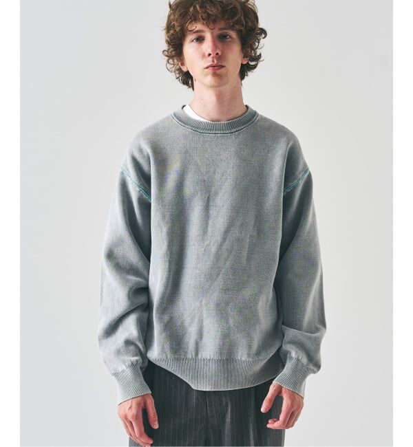 417 EDIFICE「フェイドカラー ニットクルー」|ニット・セーター|