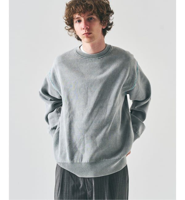 417 EDIFICE「フェイドカラー ニットクルー」|ニット・セーター|