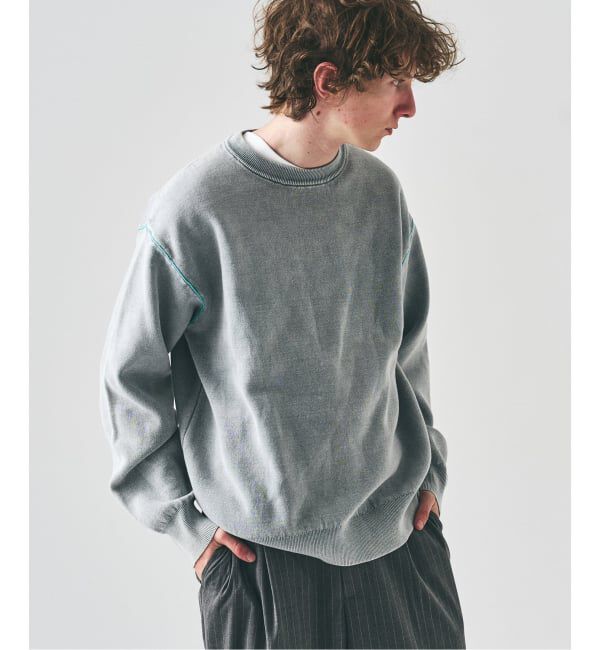417 EDIFICE「フェイドカラー ニットクルー」|ニット・セーター|