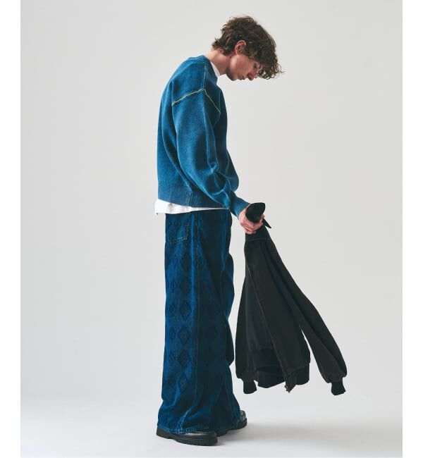 417 EDIFICE「フェイドカラー ニットクルー」|ニット・セーター|