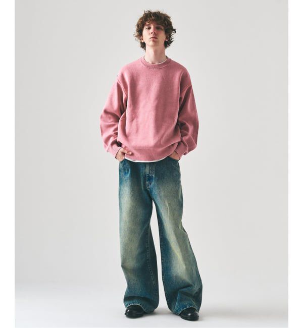 417 EDIFICE「フェイドカラー ニットクルー」|ニット・セーター|