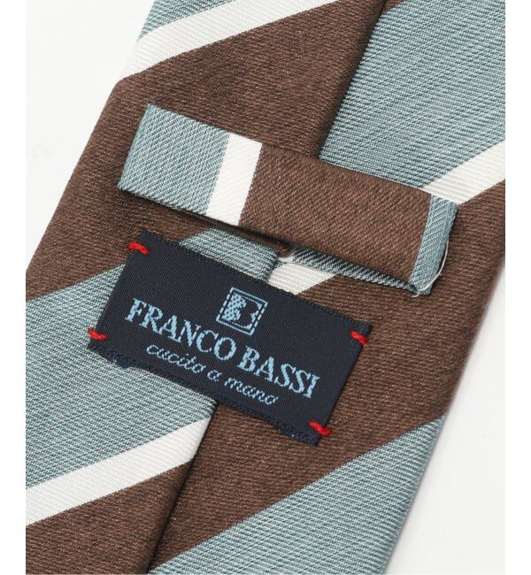EDIFICE「FRANCO BASSI (フランコ バッシ) Melange Stripe タイ」|ネクタイ・蝶ネクタイ|