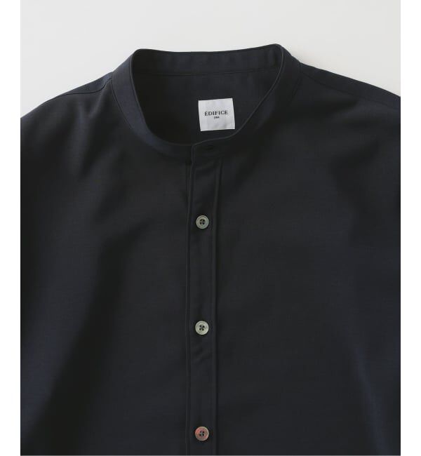 EDIFICE「WOLSTAR TWILL バンドシャツ」|シャツ・ブラウス|
