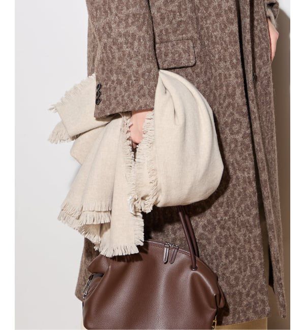 journal standard L'essage「【ASAUCE MELER/アソースメレ】ウルトラファインラムミニバスケットストール」|ストール|