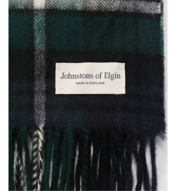 journal standard L'essage「【Johnstons of Elgin】cashmere check stole：ストール」|マフラー|