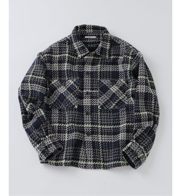 JOURNAL STANDARD relume「バスケット ツィードチェック CPO シャツブルゾン」|その他|ネイビー