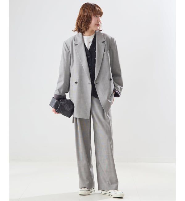 journal standard L'essage「MOULI バックギャザージャケット」|テーラードジャケット|