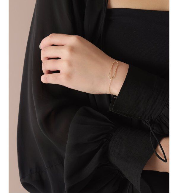 Lilas by Spick&Span「ダエンラインモチーフブレスレット K10」|ブレスレット・バングル|ゴールド