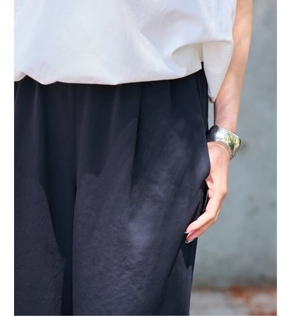 FRAMeWORK「≪追加≫ 手洗い可 / ポリエステルツイルリラックスパンツ」|その他|