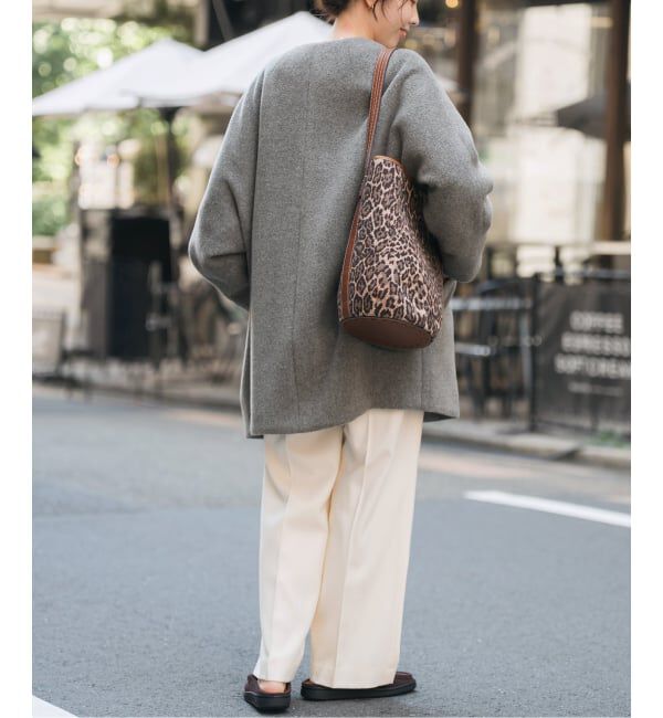 Spick and Span「TICCA / ティッカ ノーカラーテントコート」|ノーカラーコート|