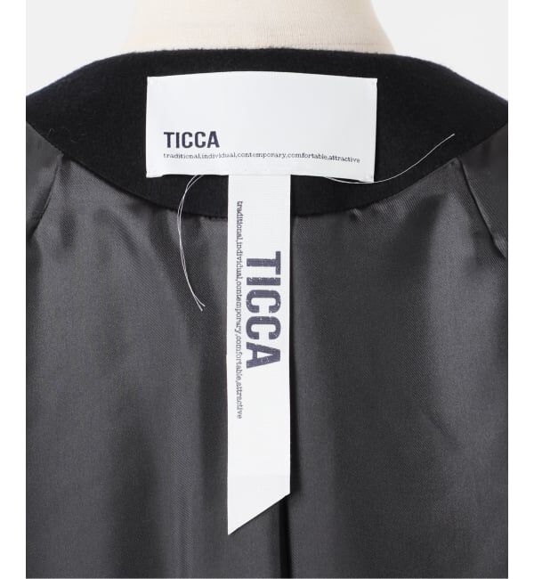 Spick and Span「TICCA / ティッカ ノーカラーテントコート」|ノーカラーコート|