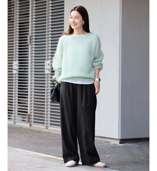 FRAMeWORK「≪手洗い可≫TWギャバリラックスパンツ」|スラックス|