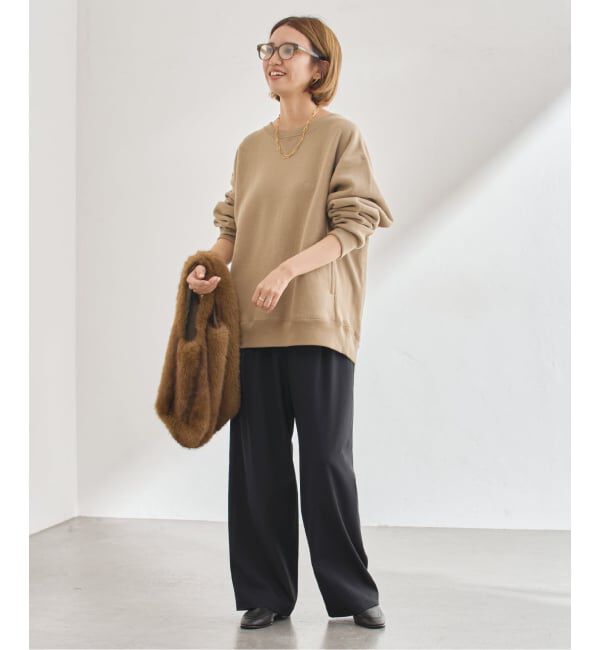 FRAMeWORK「≪手洗い可≫TWギャバリラックスパンツ」|スラックス|