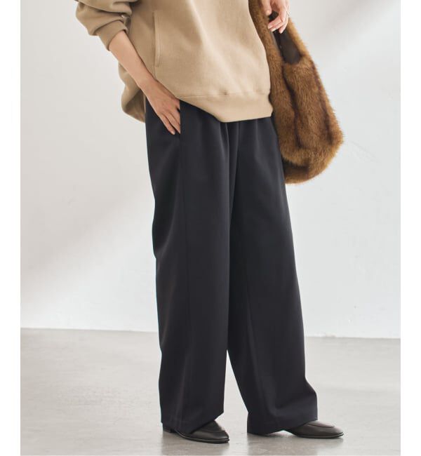 FRAMeWORK「≪手洗い可≫TWギャバリラックスパンツ」|スラックス|