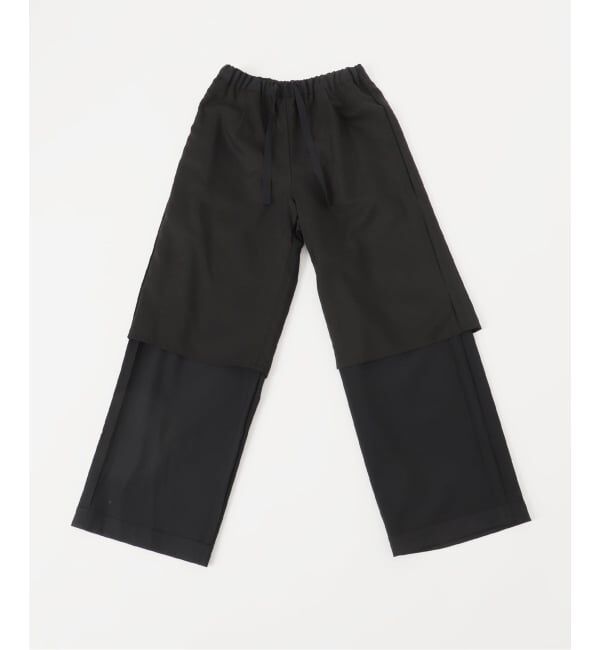 FRAMeWORK「≪手洗い可≫TWギャバリラックスパンツ」|スラックス|