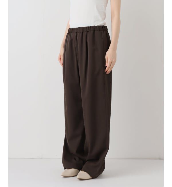 FRAMeWORK「≪手洗い可≫TWギャバリラックスパンツ」|スラックス|