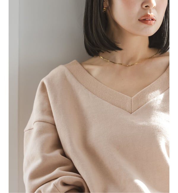 NOBLE「Vネックオーバースウェット」|スウェット・ジャージ|