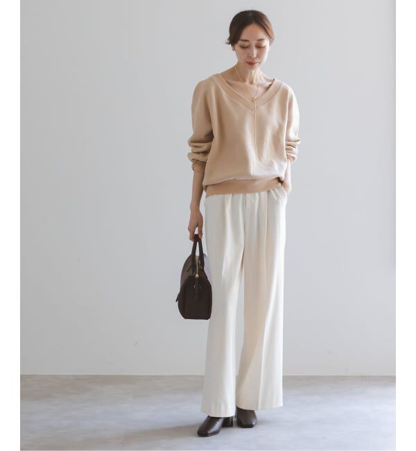 NOBLE「Vネックオーバースウェット」|スウェット・ジャージ|