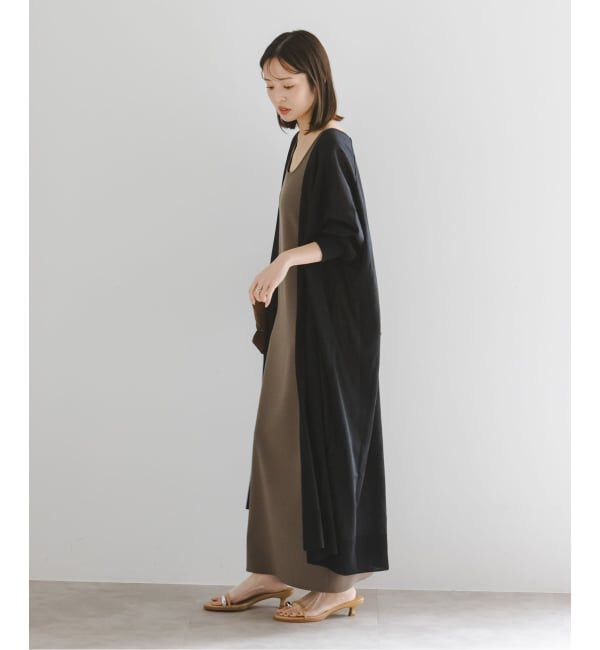 NOBLE「《予約》18Gシアーロングカーディガン」|カーディガン|