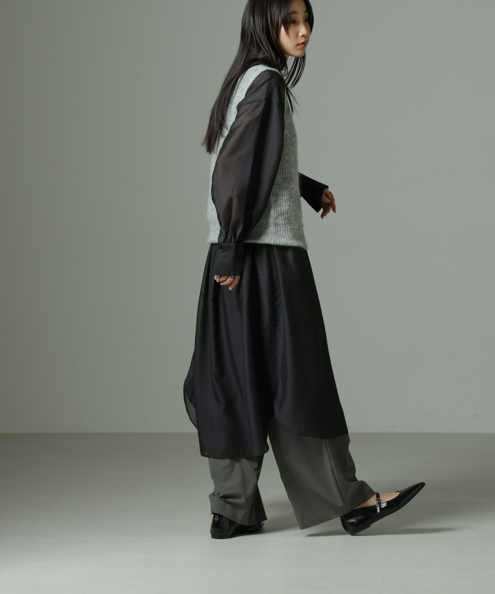 nano･universe「モヘヤ混タンクニットトップス(セットアップ可)」|ニット・セーター|